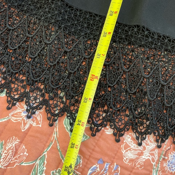 Leith Black Racerback Tank Dress w/Crochet Hem - Picture 6 of 7